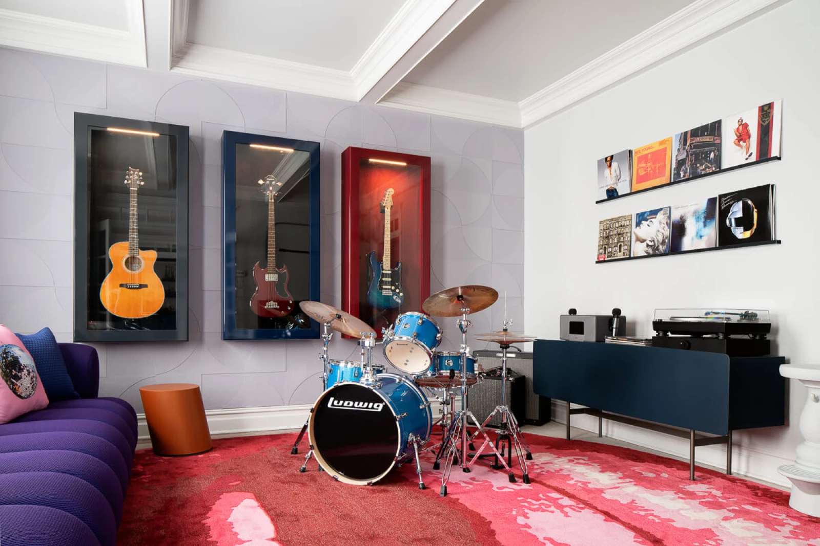 Short Hills Residence II Music Room